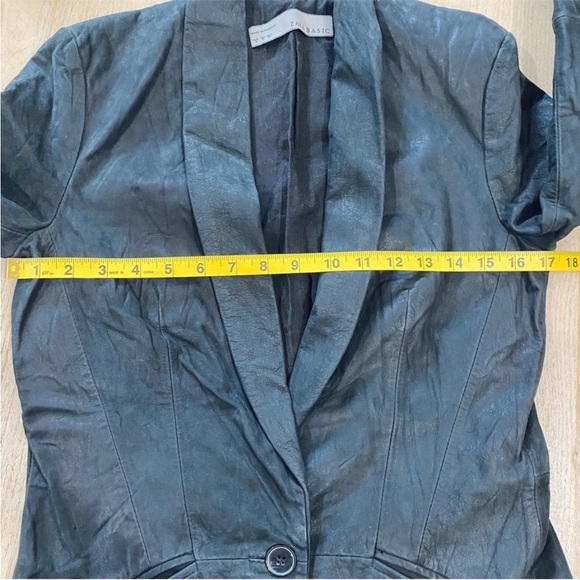 Zara genuine leather blazer - Picture 8 of 10